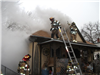 Firefighters on Scene  at Structure Fire on Adams Street