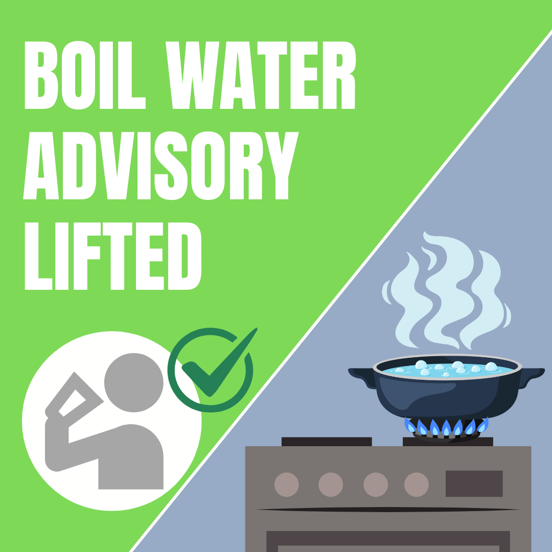 Green and blue graphic that reads 