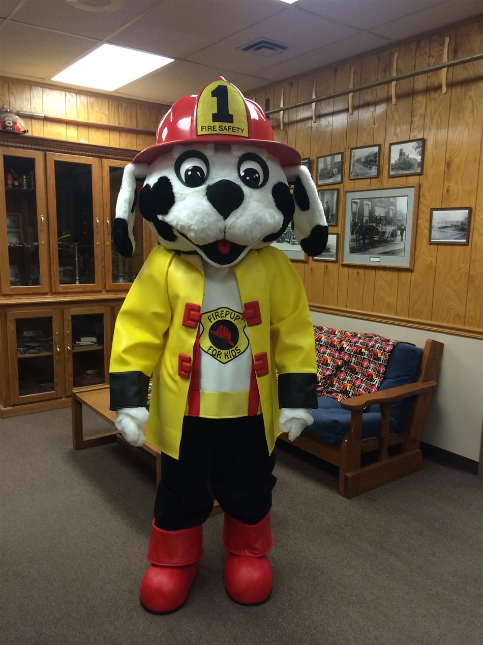 Fire Department Dalmatian Mascot